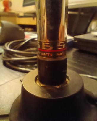 Antenna veicolare bibanda + Base Magnetica