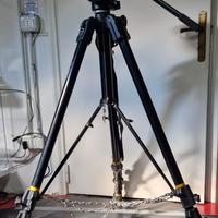 Cavalletto Manfrotto mod. 161B e testa pro 116 Mk3