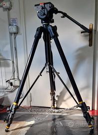 Cavalletto Manfrotto mod. 161B e testa pro 116 Mk3