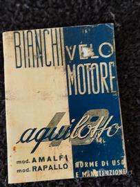 Aquilotto Bianchi manuale uso e manutenzione e ser
