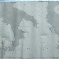 VECCHIA CARTA NAUTICA MARE IONIO