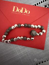 Bracciale dodo argento e titanio
