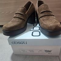 Mocassino con tacco n. 38