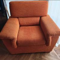 Poltrona ciniglia sfoderabile 