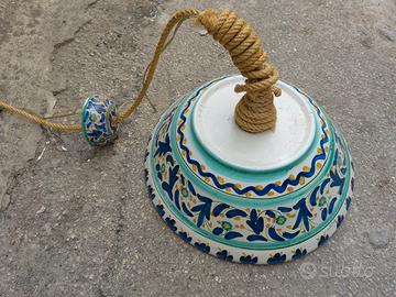 Lampadario in Maiolica