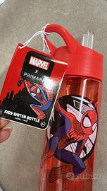 Spiderman bottiglia bambino con beccuccio Marvel
