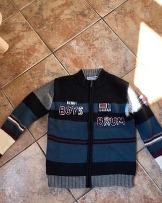Maglione conn cerniera da bambini Brum Beby