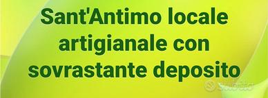 Locale artigianale con locale deposito