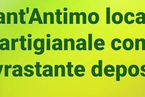 Locale artigianale con locale deposito