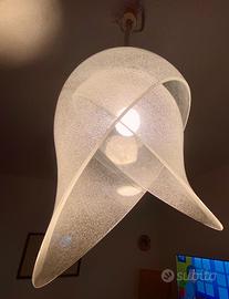 Splendido lampadario tulipano Carlo Nason