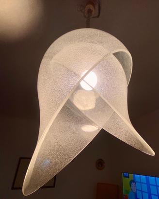 Splendido lampadario tulipano Carlo Nason