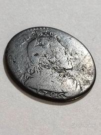 Rara moneta 5 soldi 1796 - Regno di Sardegna 