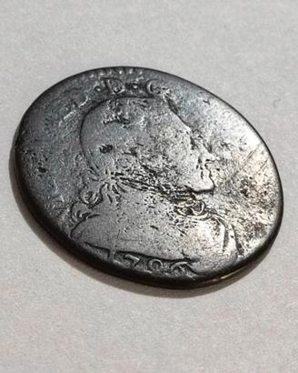 Rara moneta 5 soldi 1796 - Regno di Sardegna 