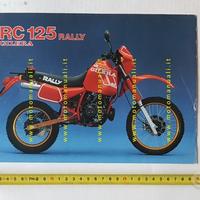 Gilera RC 125 Rally 1987 depliant originale ITALIA