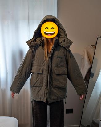 Giacca Puffer BDG Urban Outfitters - Verde oliva