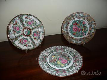 3 piatti cinesi  anni 1960