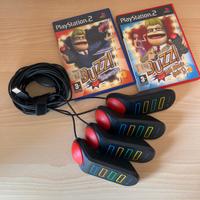 Buzzer ps2 + 2 videogiochi