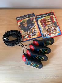 Buzzer ps2 + 2 videogiochi