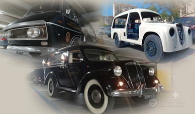 Lotto articoli e autofunebri vintage da collezione