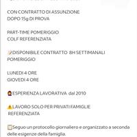 Colf referenziata solo famiglie referenziate