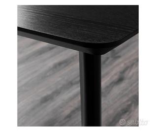 TAVOLO NERO LISABO IKEA 