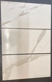Piastrelle Gres Effetto Marmo Statuario 30x60 Rett