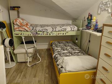 cameretta bambino letto a castello