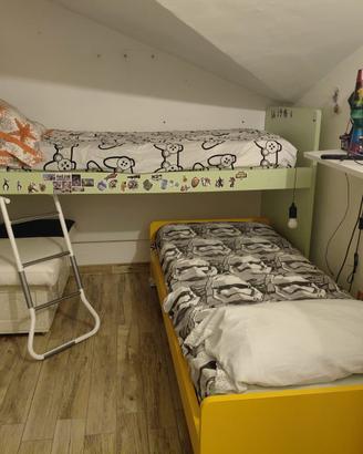 cameretta bambino letto a castello