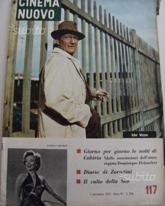 Riviste Cinema Nuovo annata 1957 completa