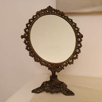 Specchio metallo vintage d’epoca
