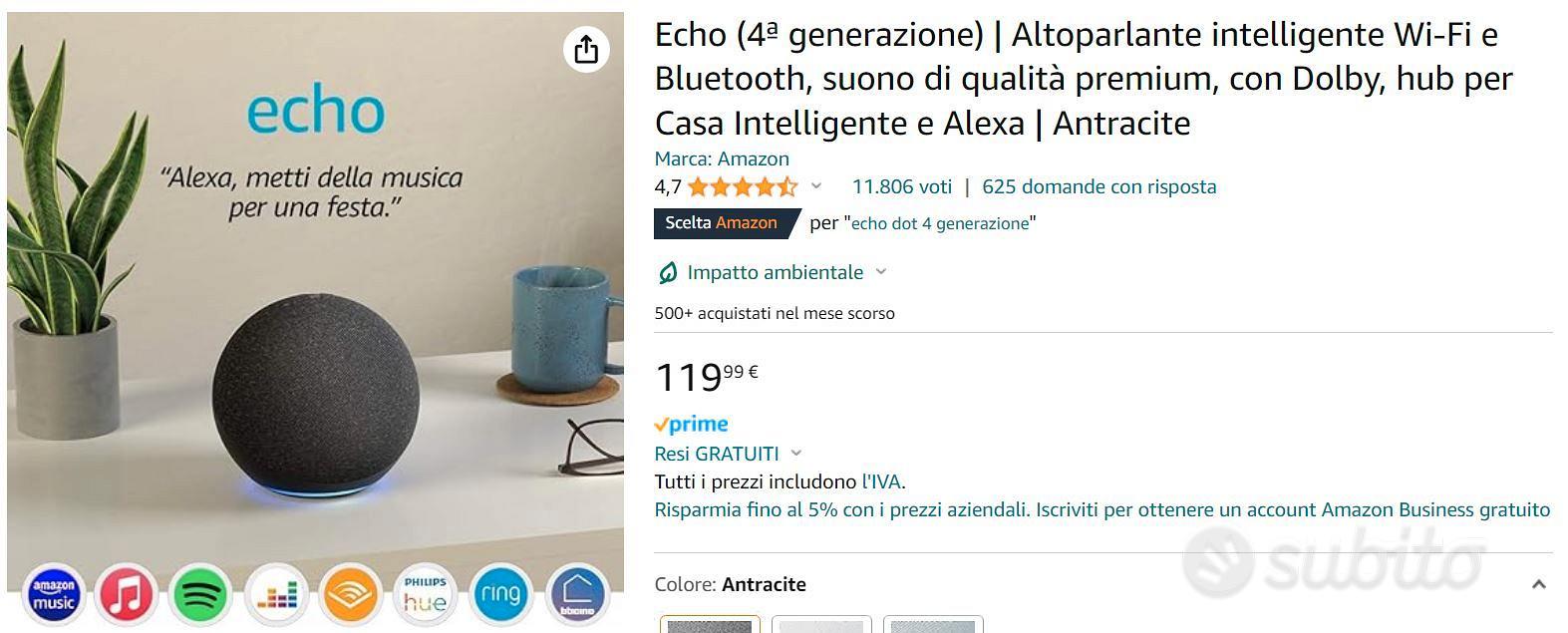 ECHO (4ª generazione) Antracite