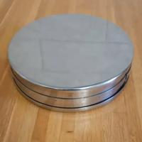 Anello circolare due fondi in acciaio inox