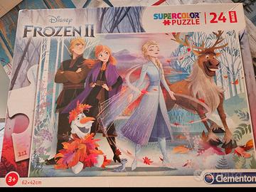 Puzzle Frozen II Supercolor 24 Maxi Clementoni