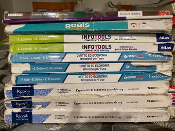 libri 1-2 anno scuola superiore I.T.C