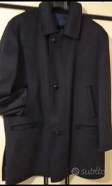 cappotto nero in lana 