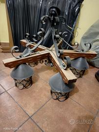 Lampadari stile rustico