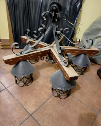 Lampadari stile rustico