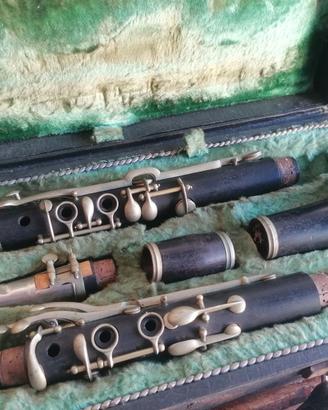 Clarinetto vintage primi 900 con valigetta