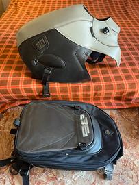 Bagster copri serbatoio in pelle bmw + borsa/zaino