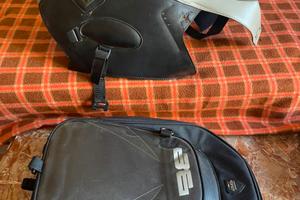 Bagster copri serbatoio in pelle bmw + borsa/zaino