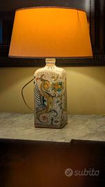 lampada ceramica Deruta