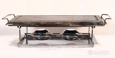 Grill da tavola con pietra ollare