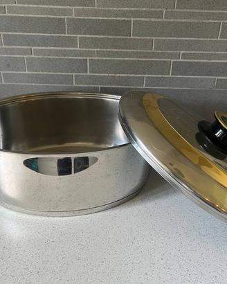 Casseruola vintage Metal C-C inox 18/10 Serie Oro