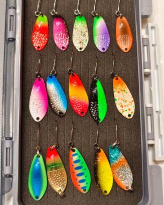 Set 15 Spoon Trout Area Nuovi 1.7 a 3 gr + Box 1.