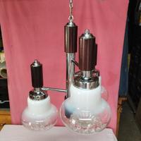 Lampadario a sospensione anni 70 Murano design 