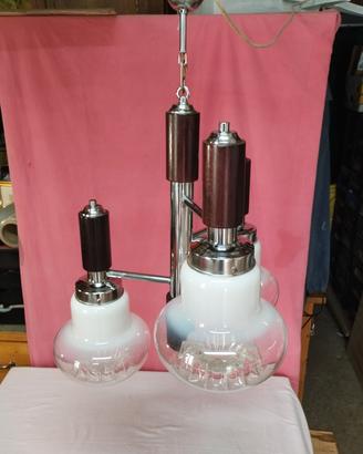 Lampadario a sospensione anni 70 Murano design 