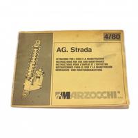Manuale uso e manutenzione Marzocchi AG Strada