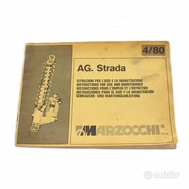 Manuale uso e manutenzione Marzocchi AG Strada