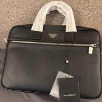 Borsa pc ARMANI in pelle Nuova