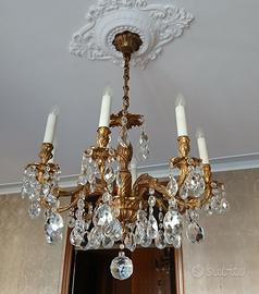 Lampadrio a gocce cristallo di Boemia